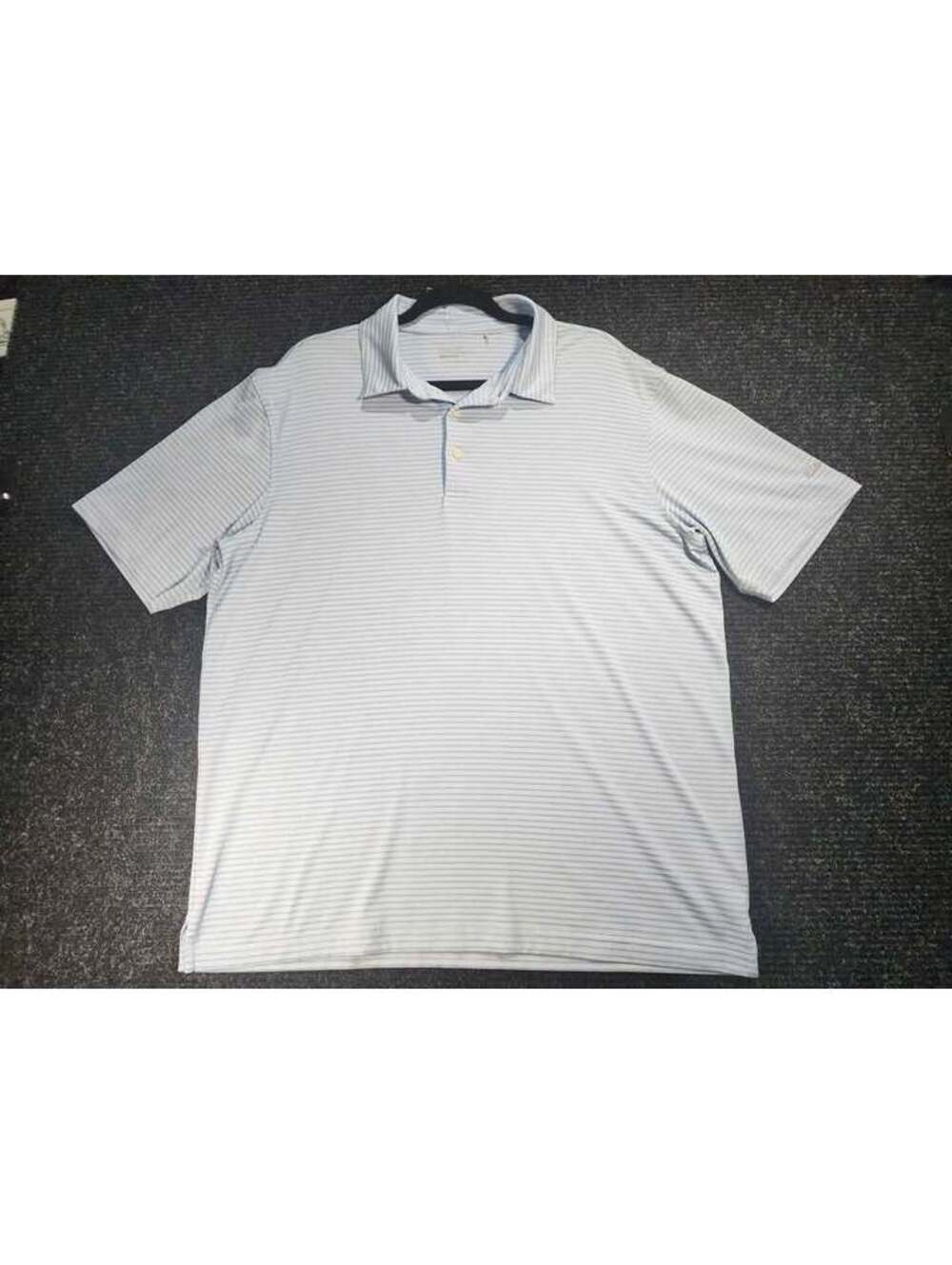 Walter Hagen Essentials Striped Polo Shirt - Size Large